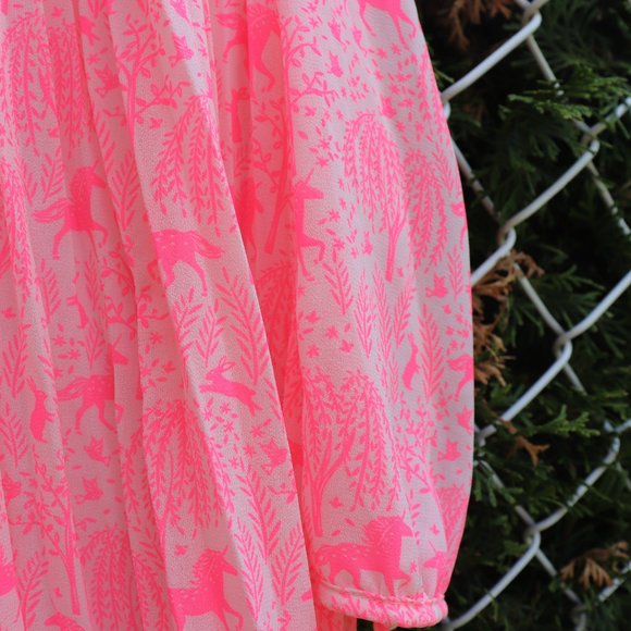 🌏 Gap | Sarah Jessica Parker Pleated Dress 2T - Picture 3 of 10